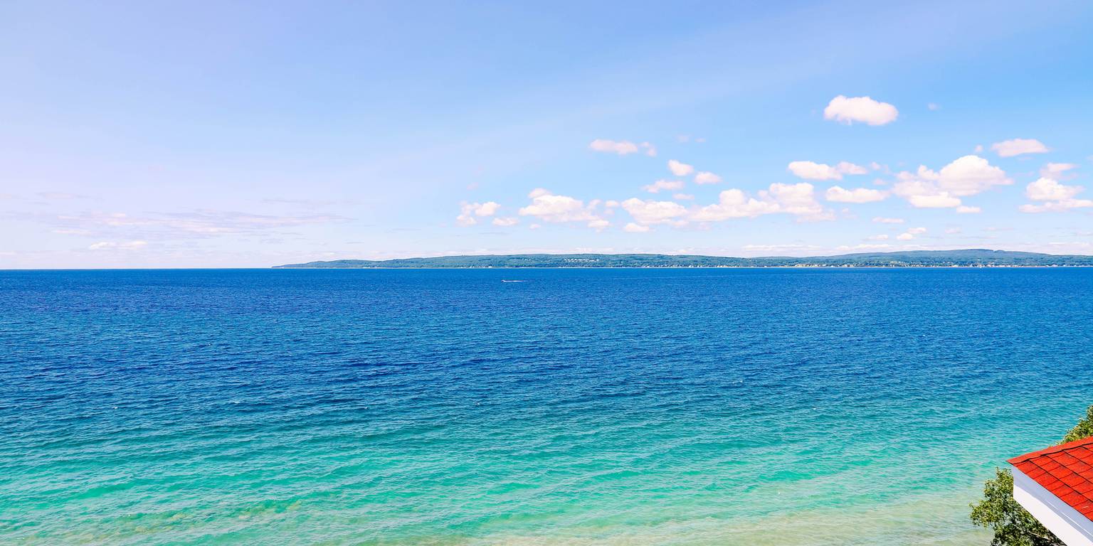 Stunning blue waters of Lake Michigan