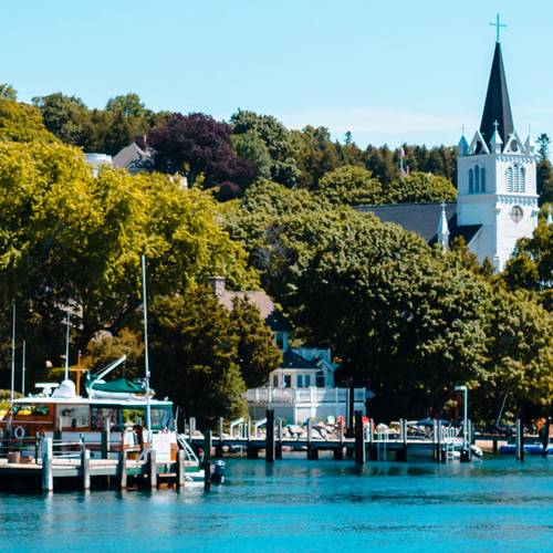Mackinac Island marina