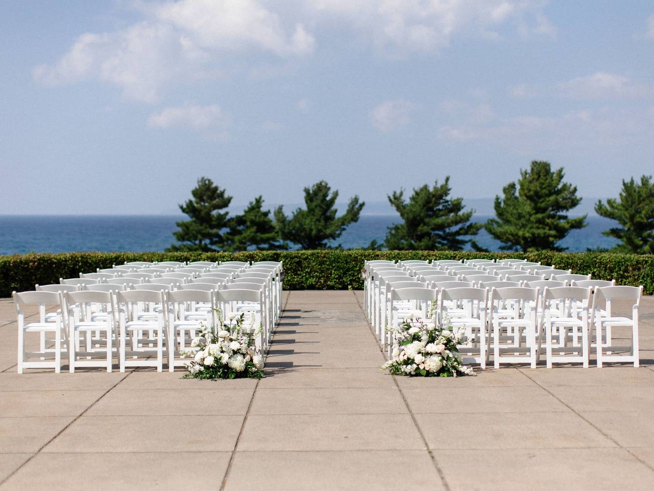 Ceremony decor, Cart Pad, Bay Harbor Golf Club