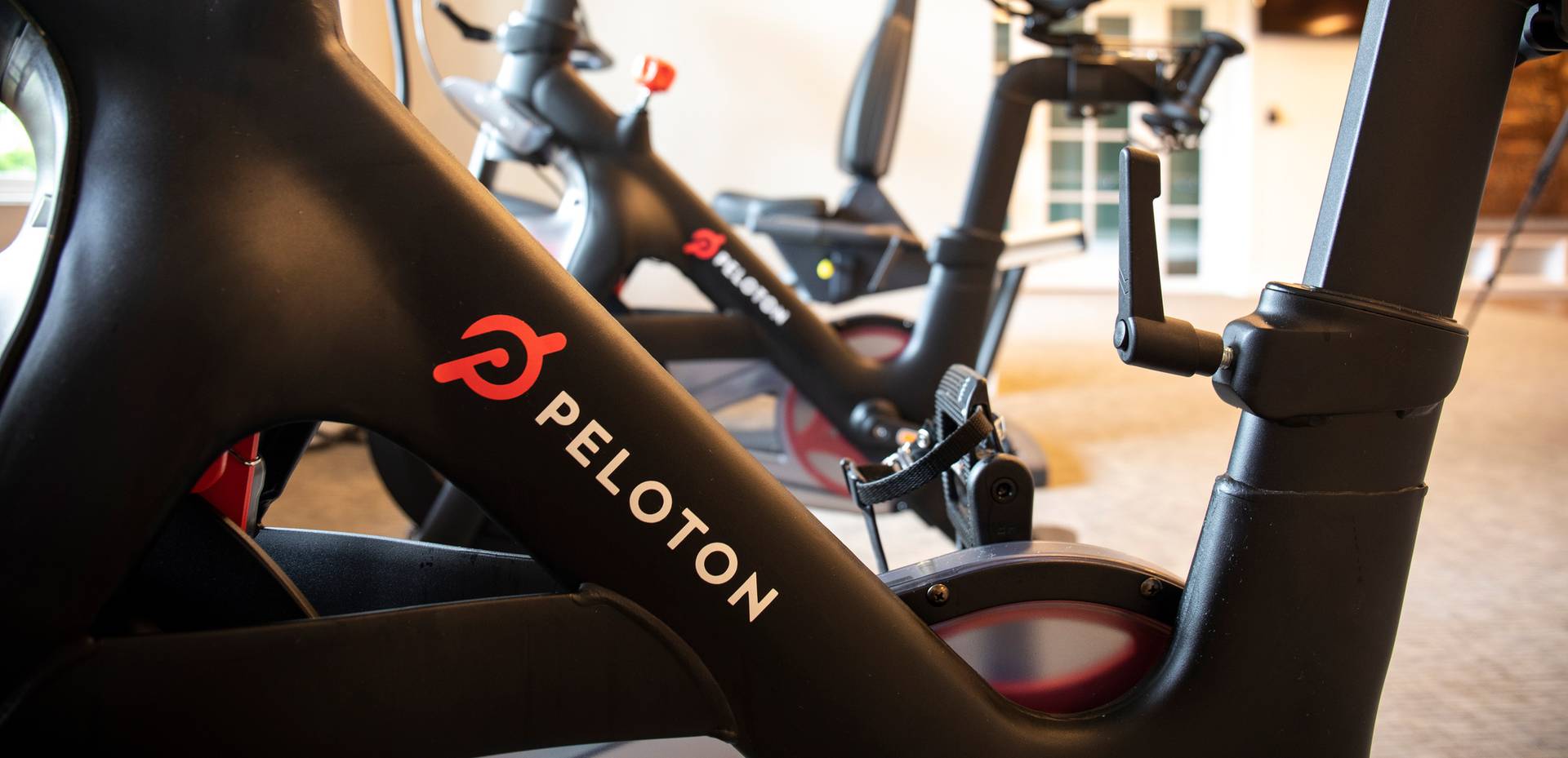 Peloton bikes, Inn at Bay Harbor fitness center