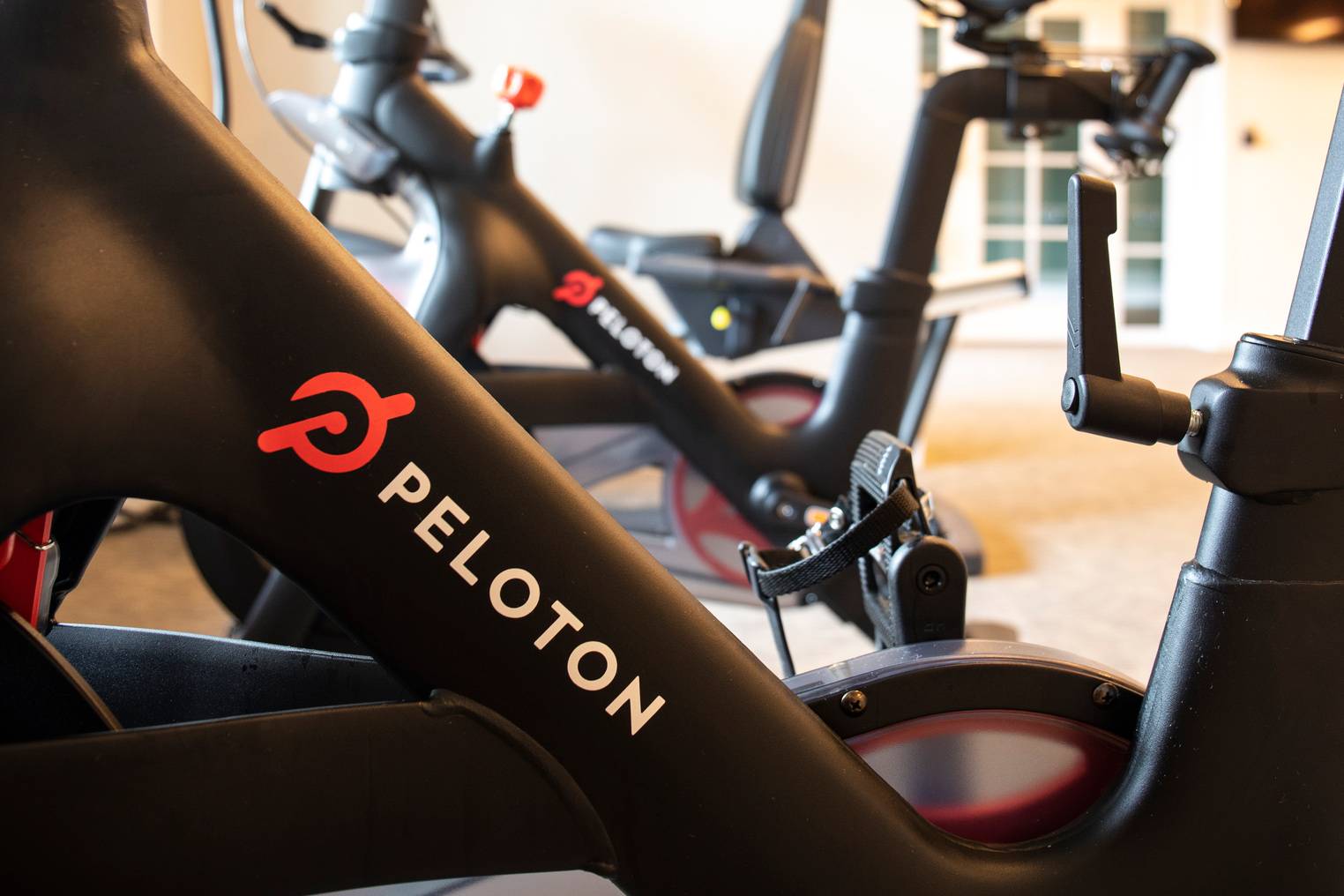 Peloton bikes, Inn at Bay Harbor fitness center