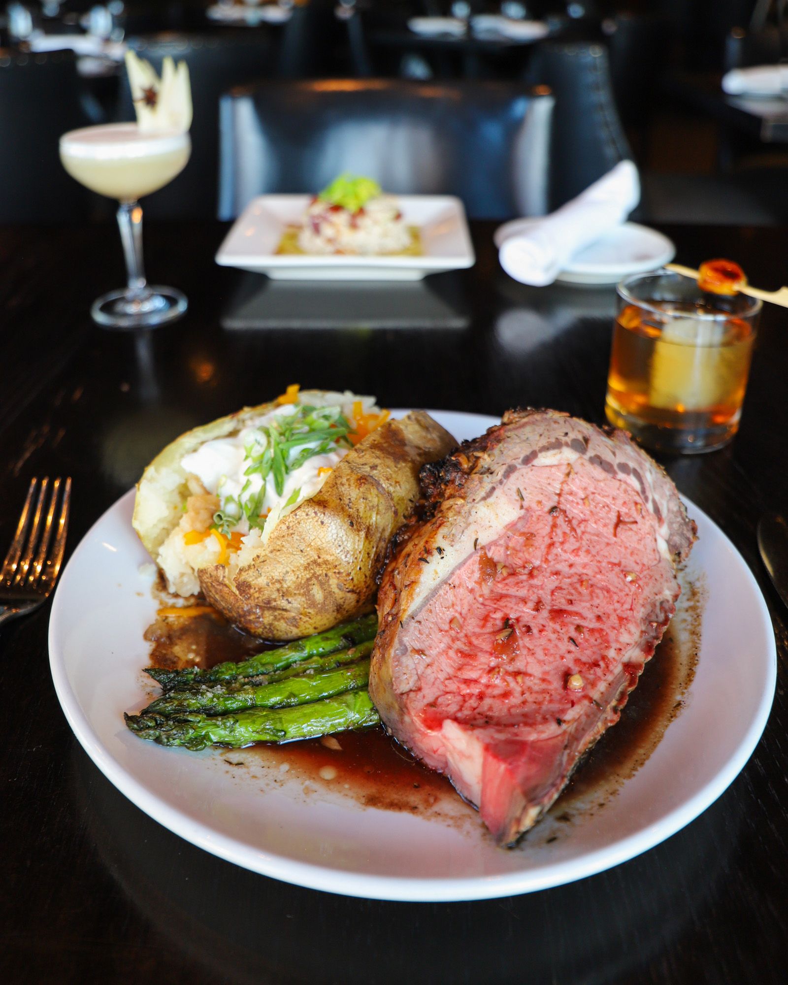 Prime Rib Night winter special detail, Vintage Chophouse | Wine Bar
