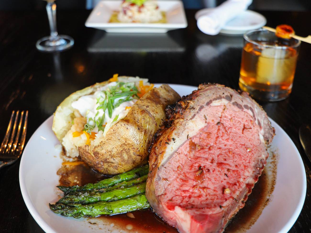 Prime Rib Night winter special detail, Vintage Chophouse | Wine Bar