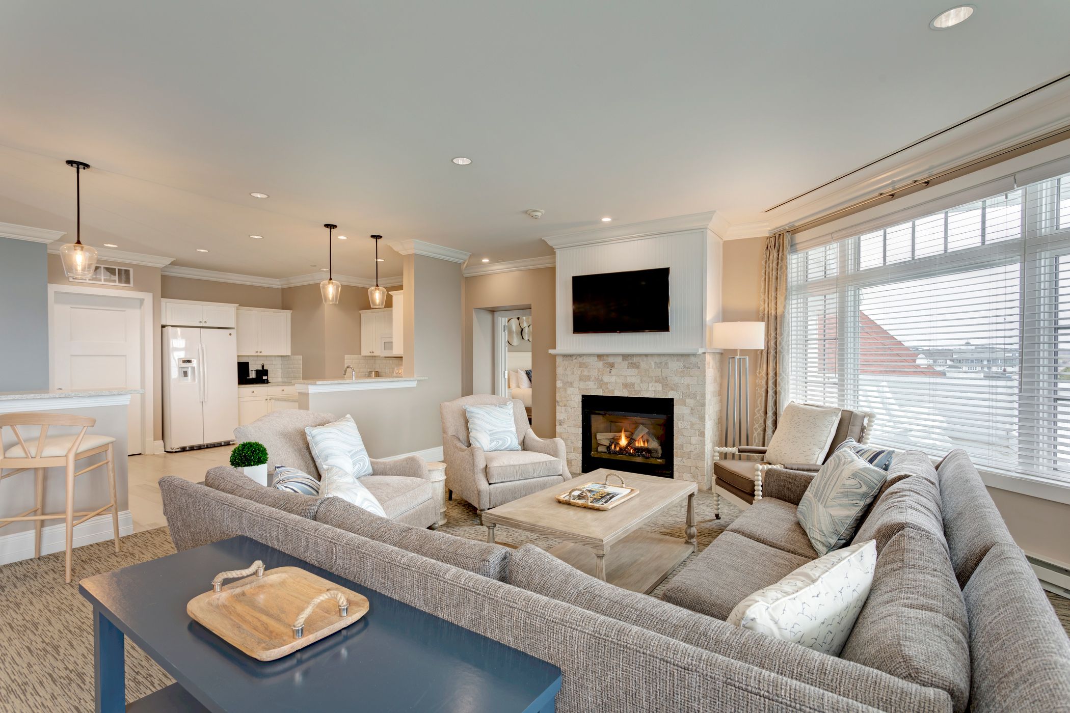 Penthouse living area, Inn at Bay Harbor