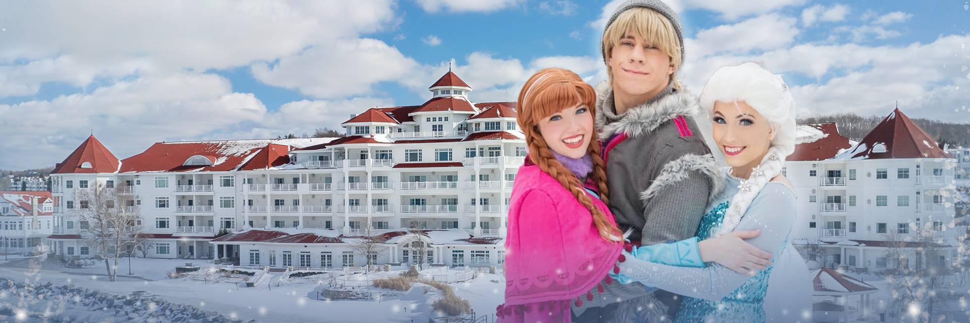 Frozen-inspired characters, Inn at Bay Harbor