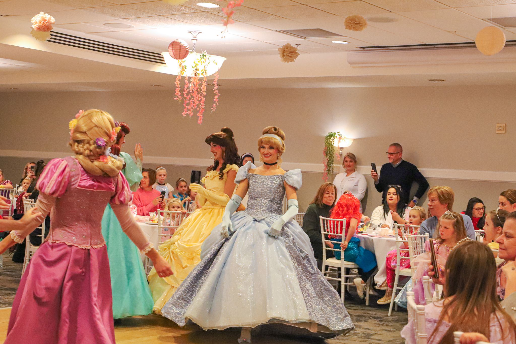 Princess characters dance performance, Inn at Bay Harbor