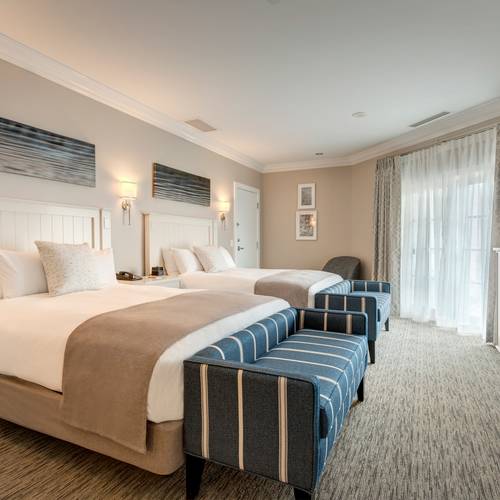 Tower Queen bedroom, Inn at Bay Harbor