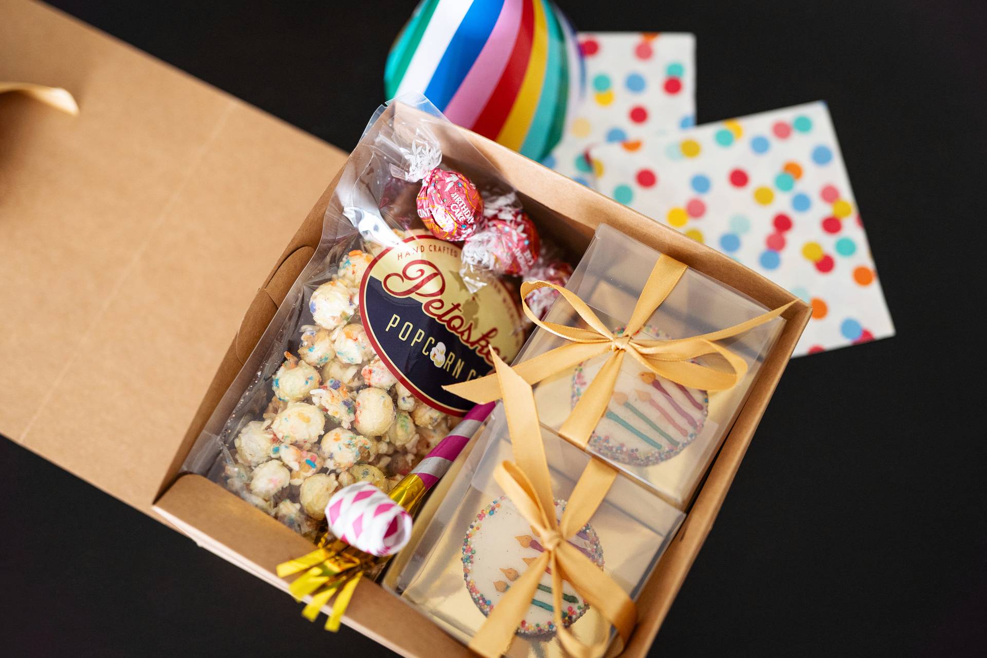 Happy Birthday 'Sweet Celebration Box' amenity, Inn at Bay Harbor