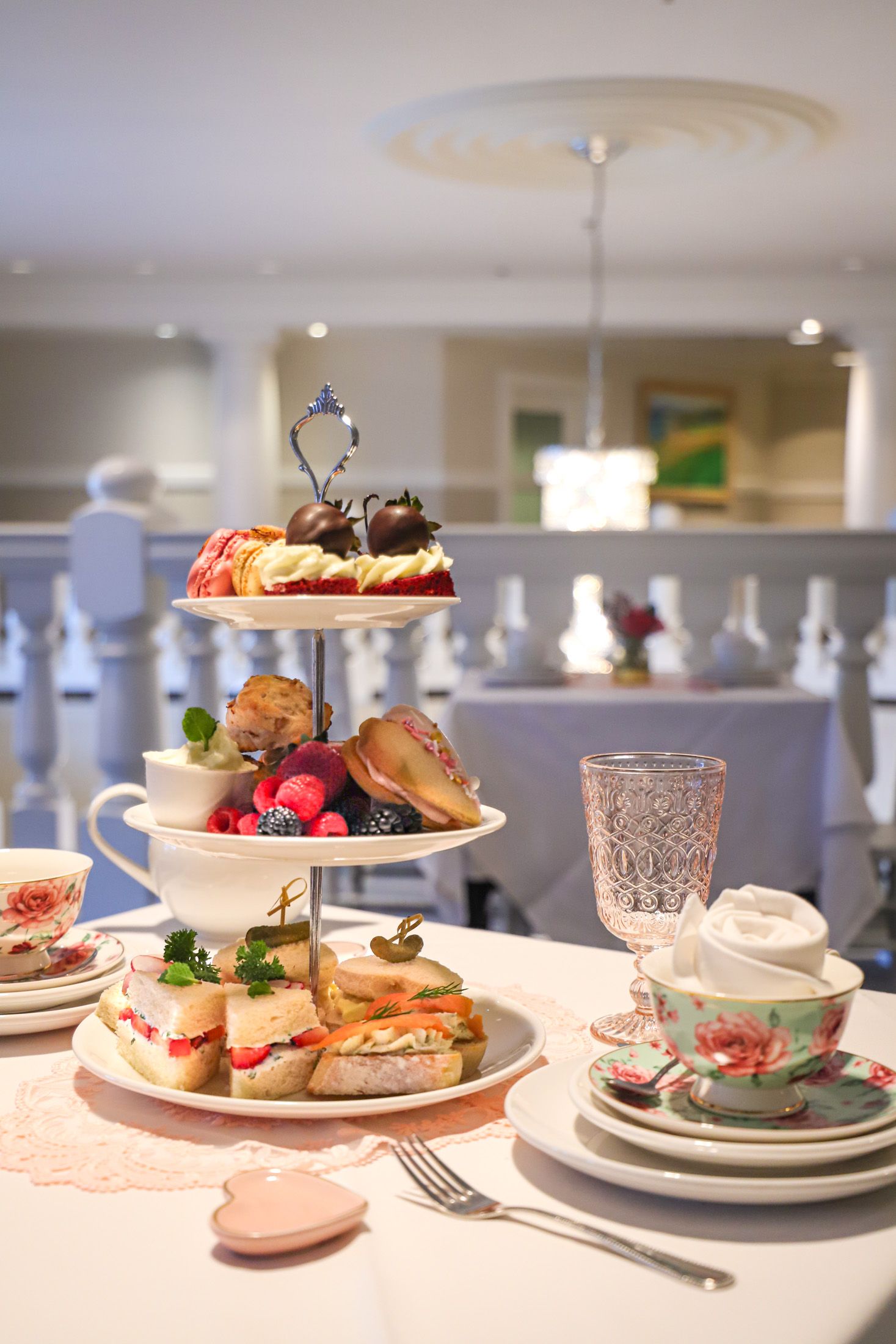 Valentine's Day tea service, Inn at Bay Harbor