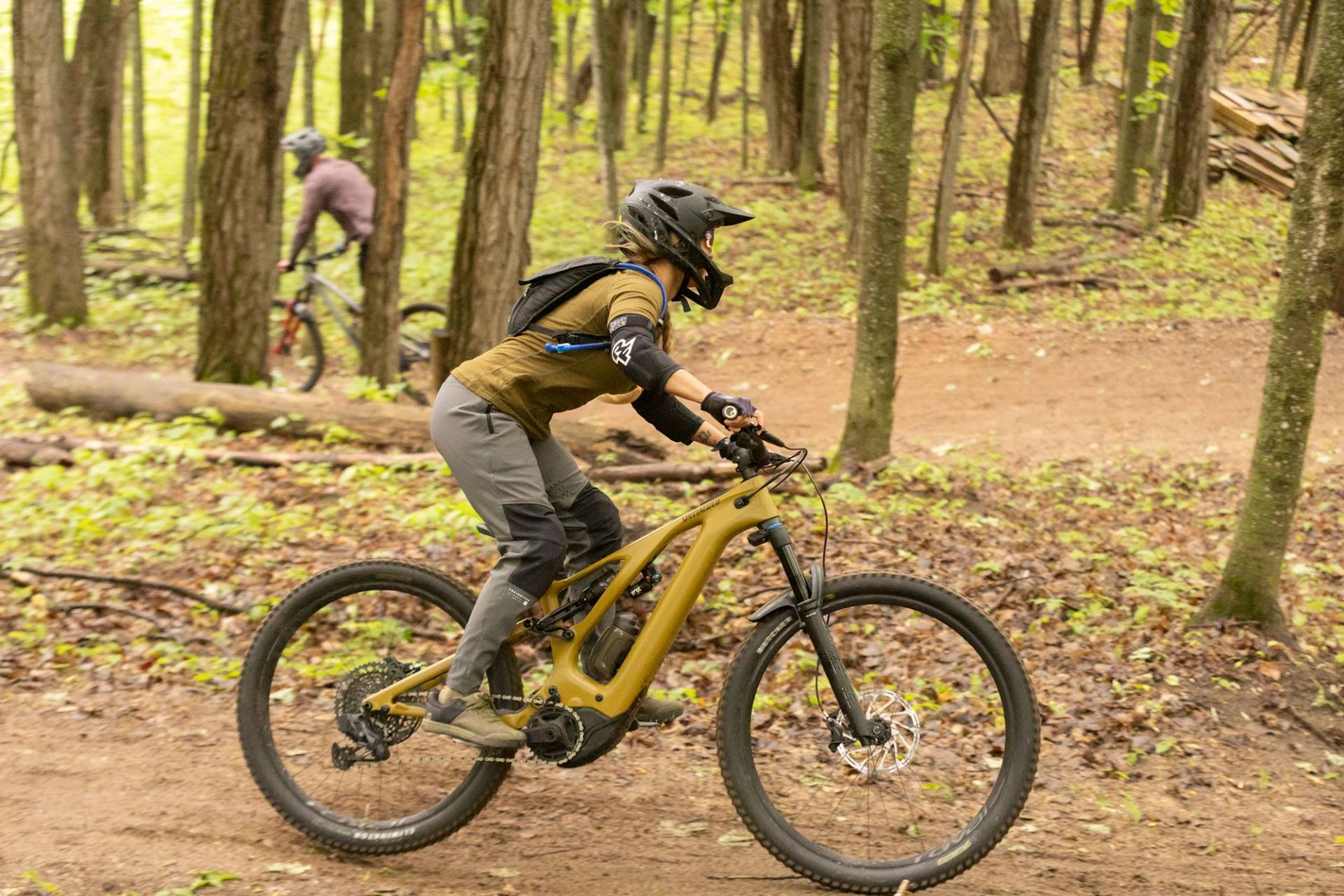 Mountain biker at The Highlands