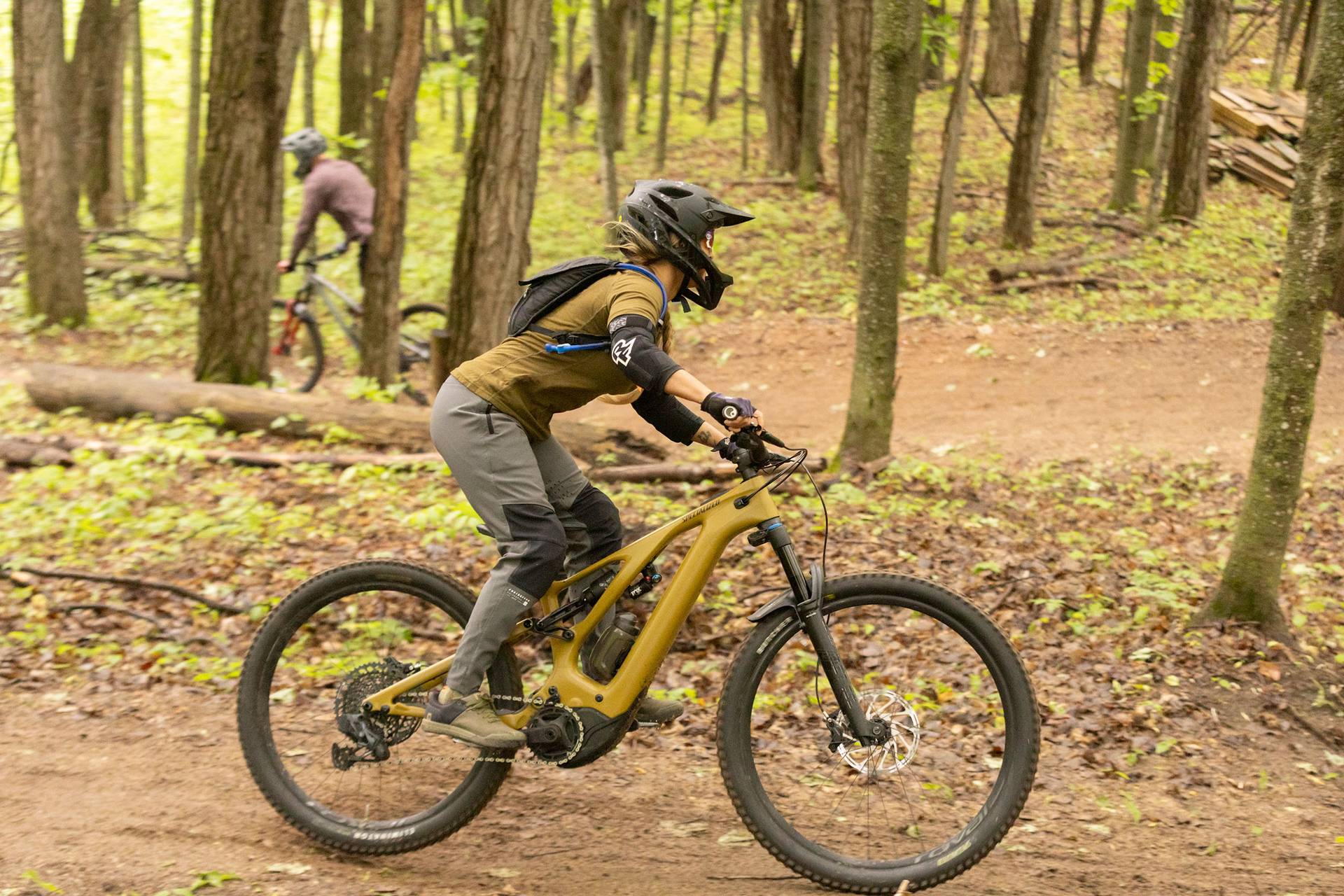 Mountain biker at The Highlands