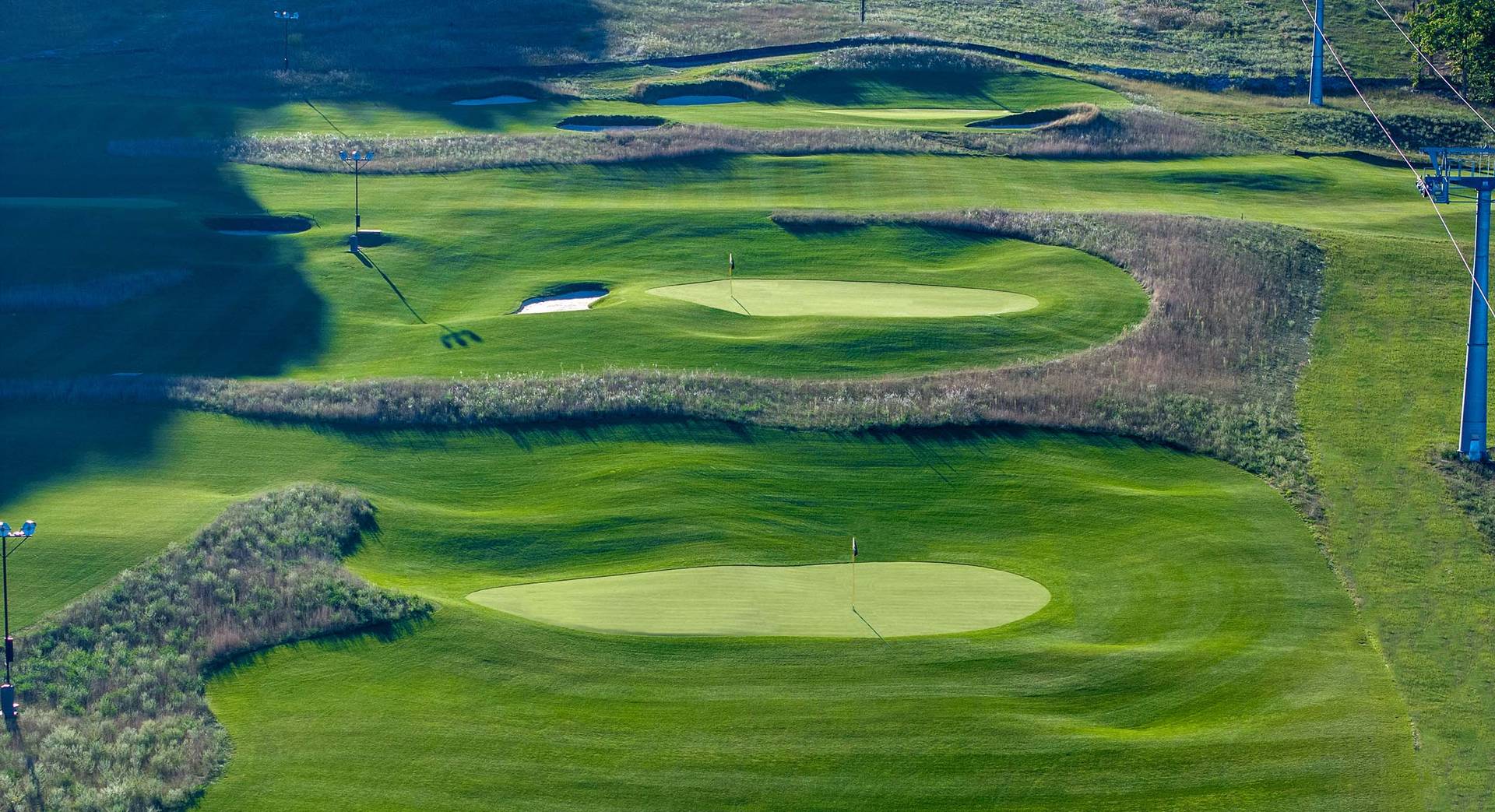 Done shot of holes 3 through 5 on Doon Brae