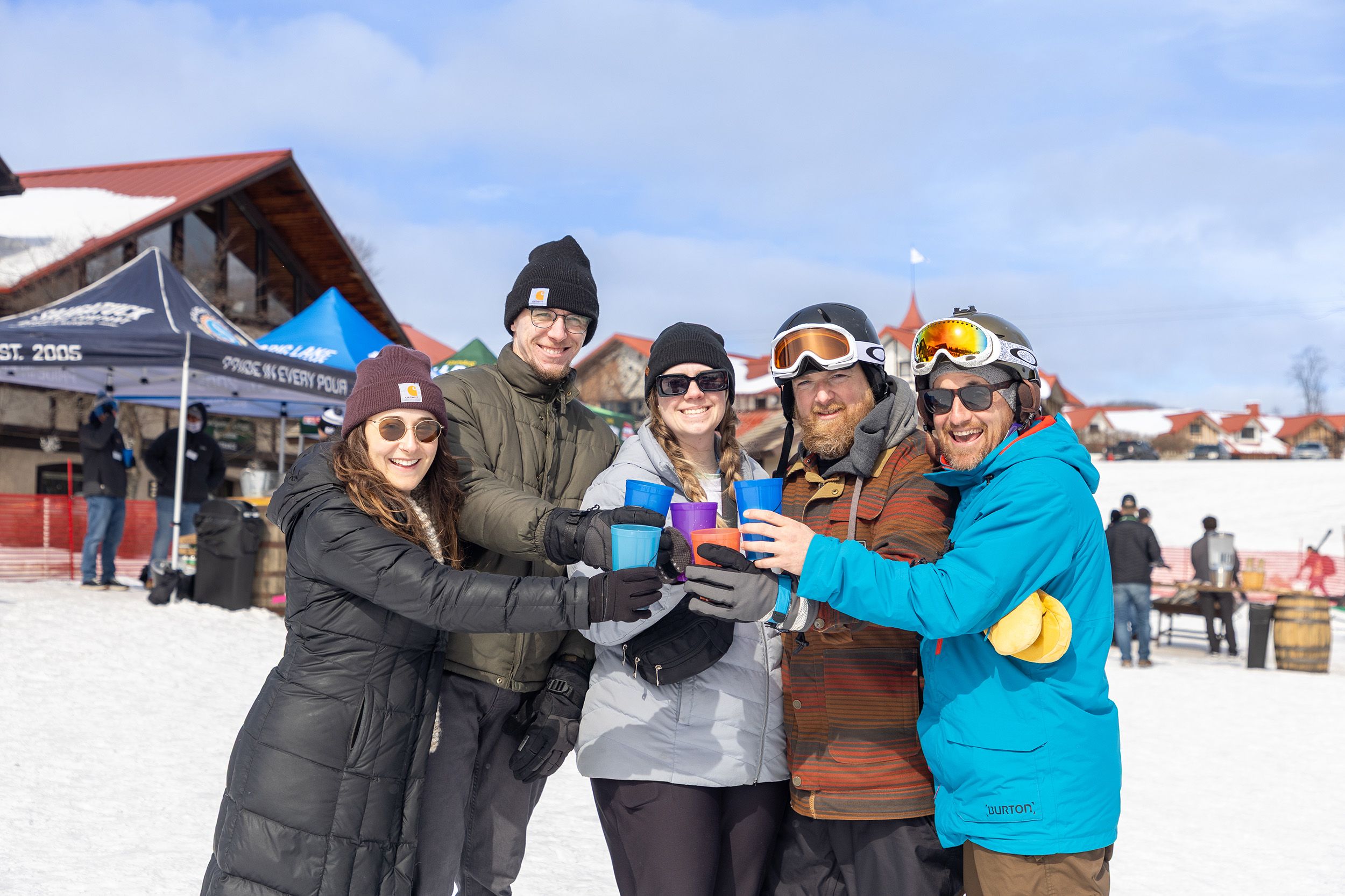 A group at the Hops 'N Highlands event