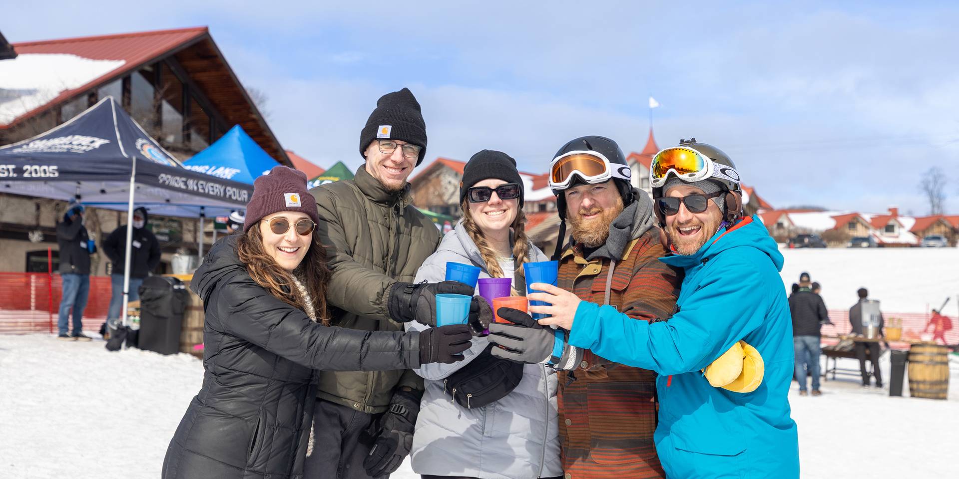 A group at the Hops 'N Highlands event