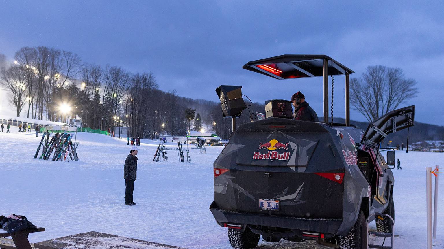 The Highlands at night in winter