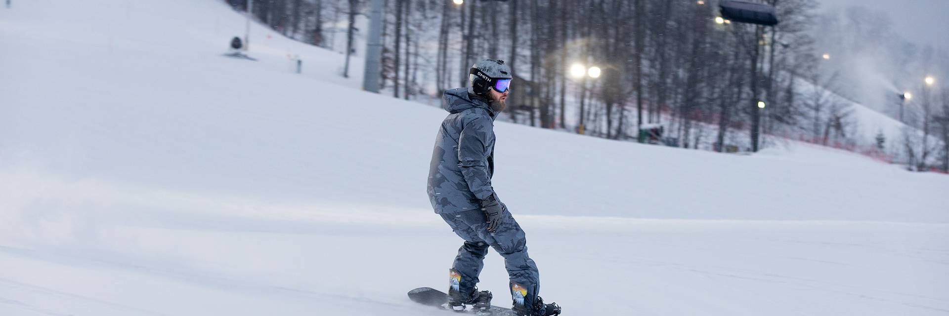 The Highlands at night in the winter