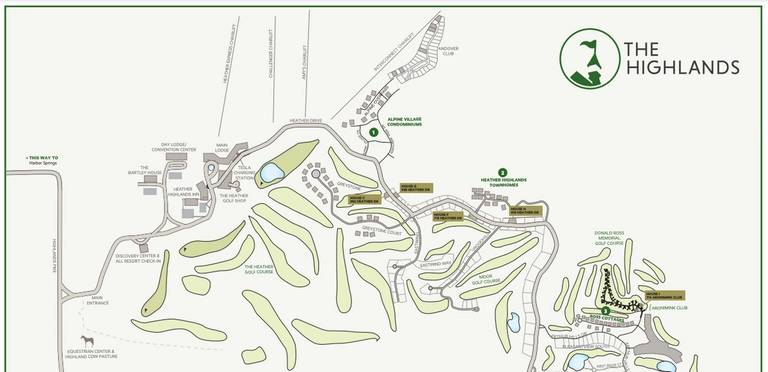 Highland Point Map Overview Maps - Navigate Around The Resort | The Highlands