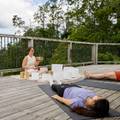 Sound bath at North Peak
