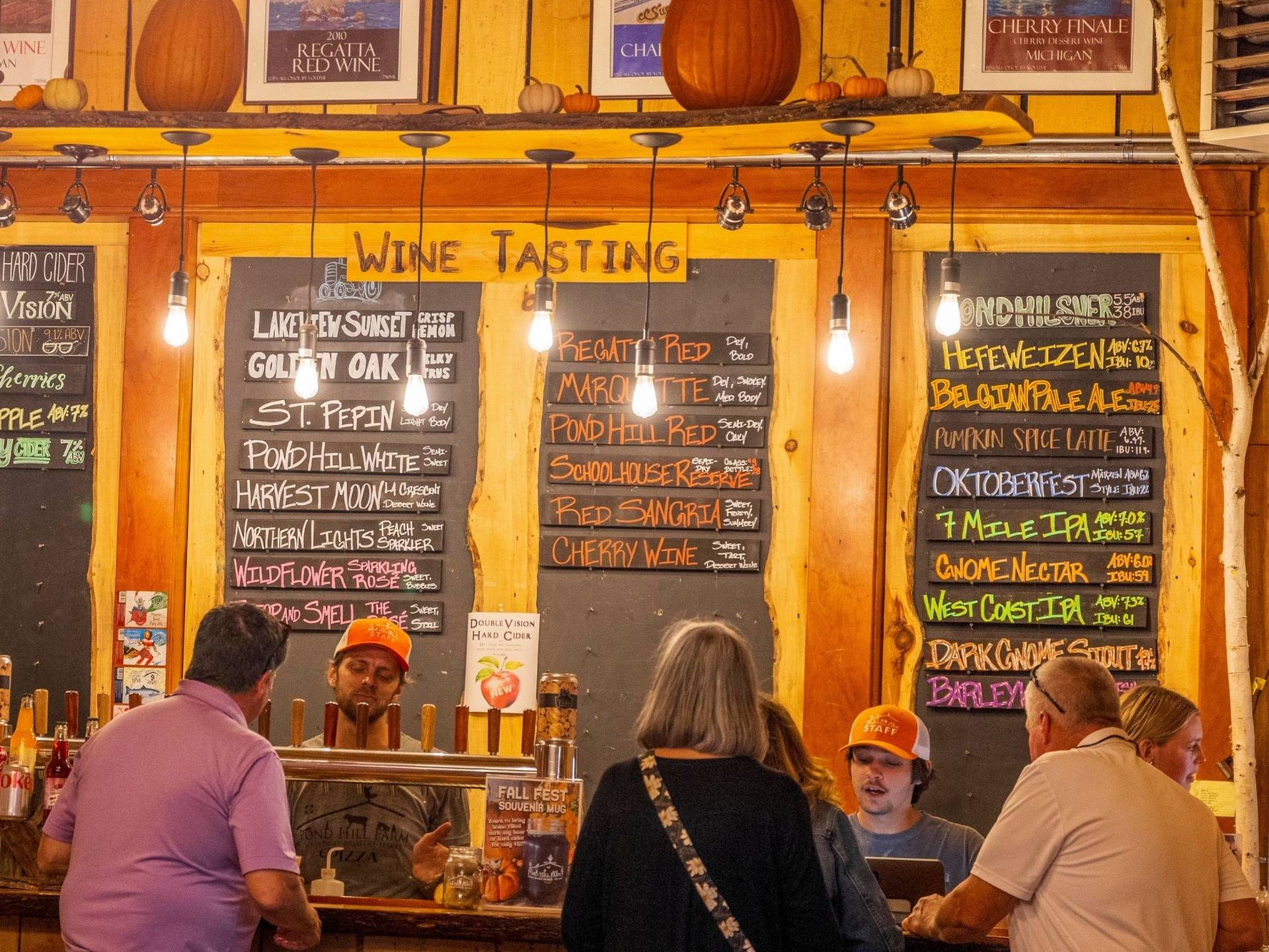 Pond Hill Farm wine tasting