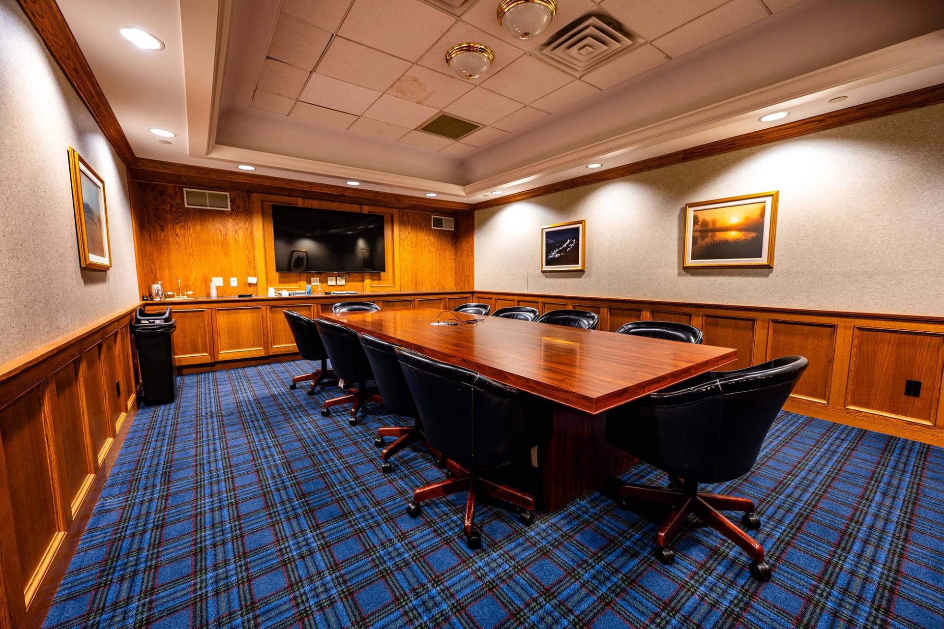 A meeting space at The Highlands