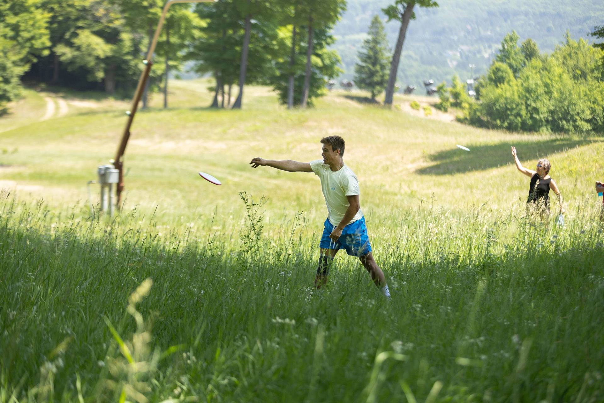 Disc golf at The Highlands