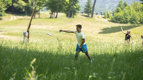 Disc golf at The Highlands