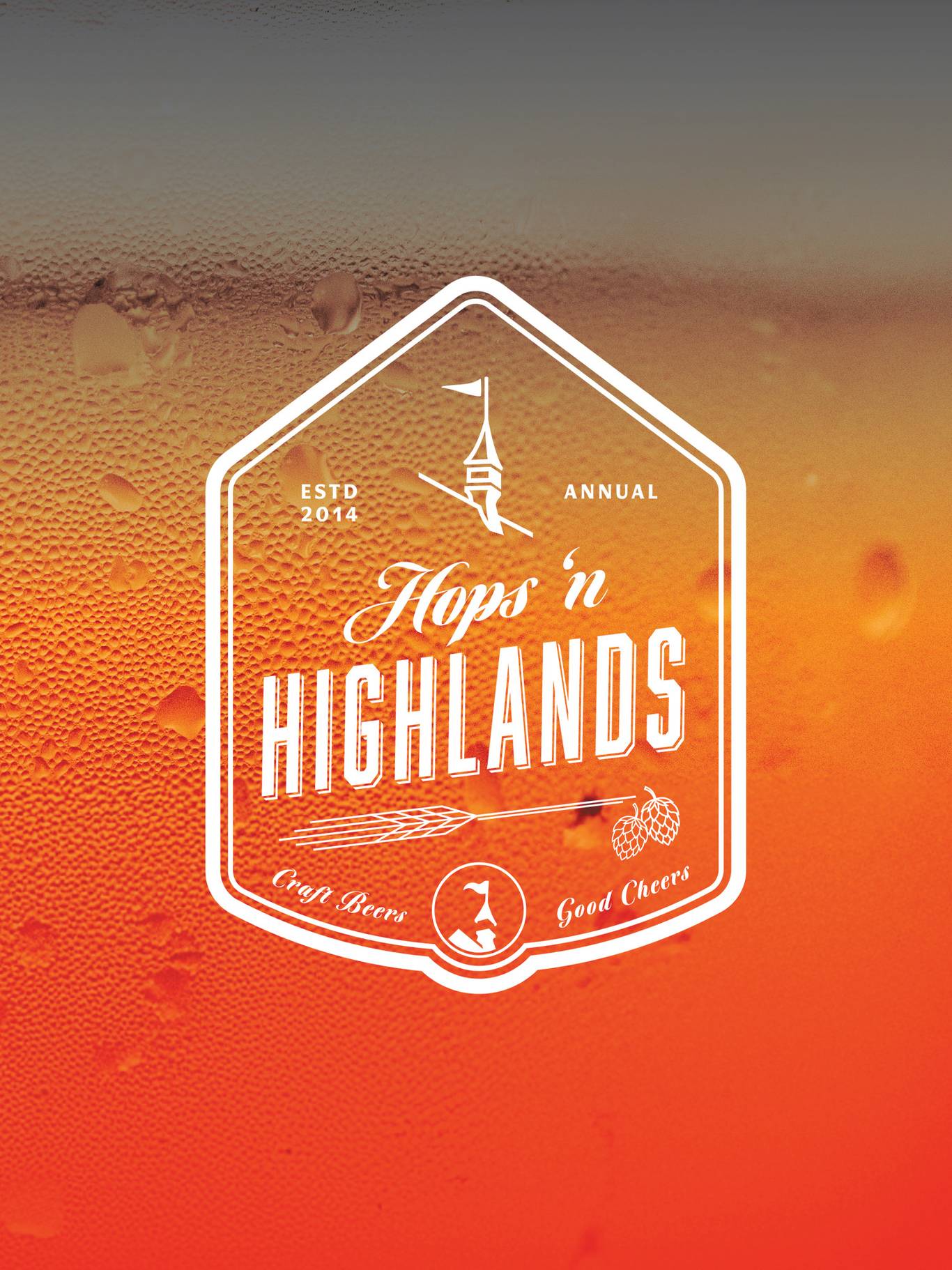 Stein Hoisting at the Hops 'N Highlands event.