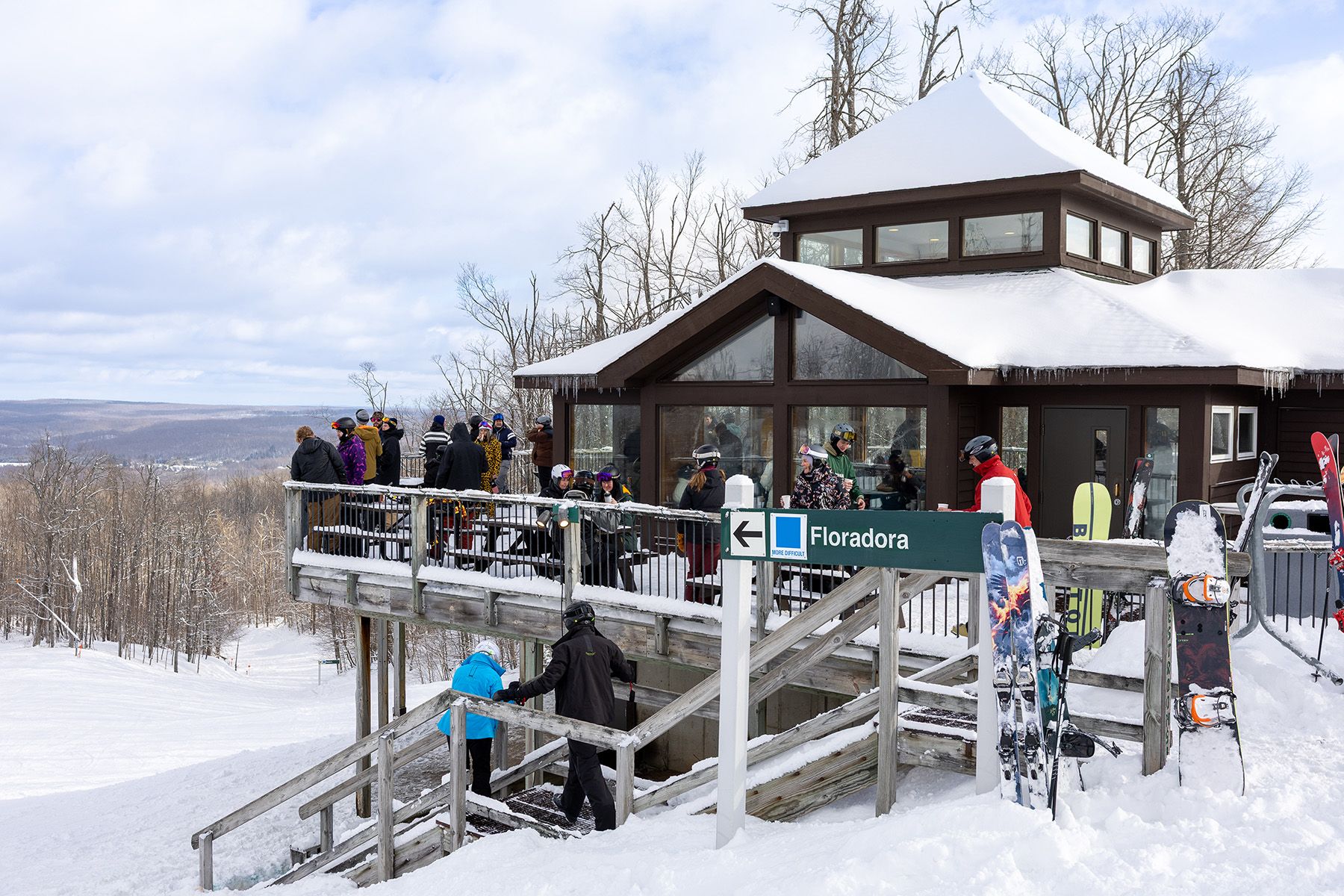 Guests at North Peak