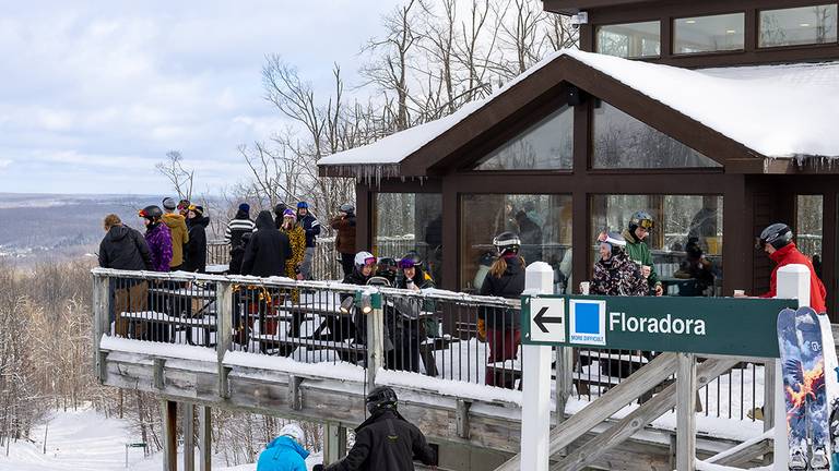 Guests at North Peak