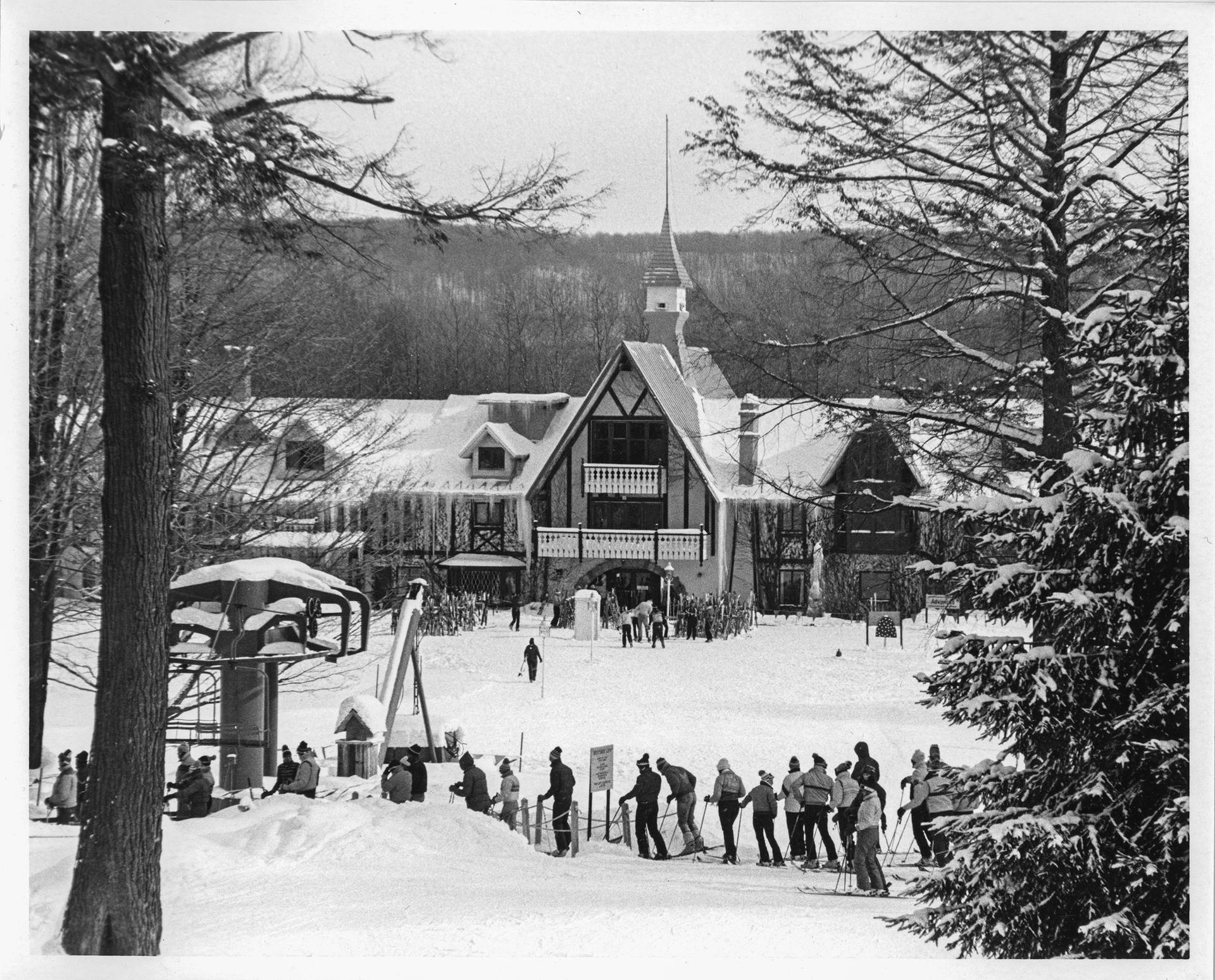 A historical photo of The Highlands