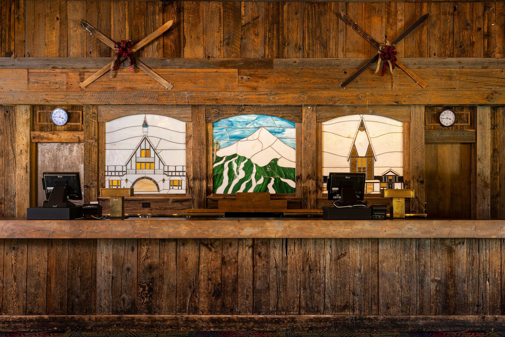 A bar at Zoo Bar Cantina