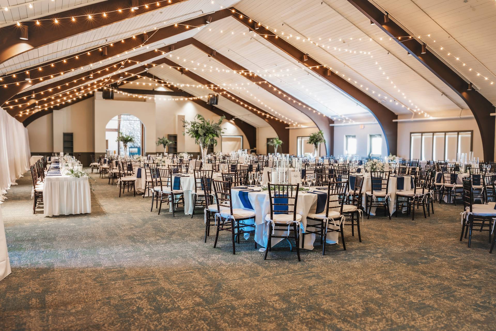 A reception setup