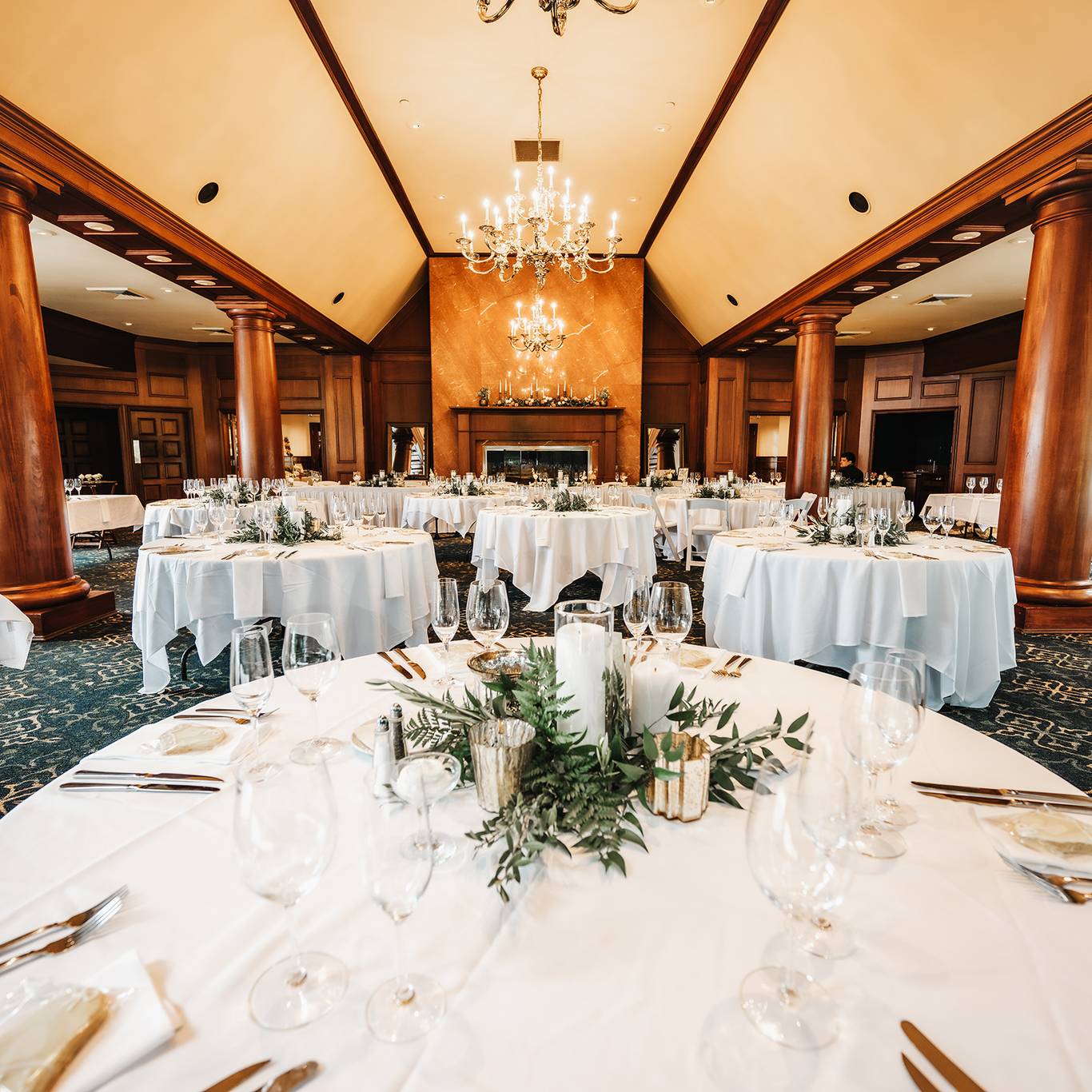 A reception setup