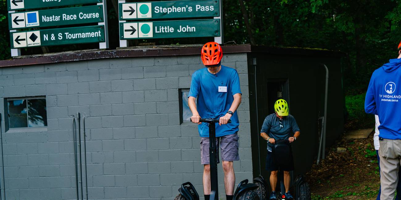 Segway tours at The Highlands