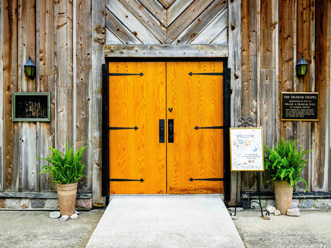 Graham chapel doors