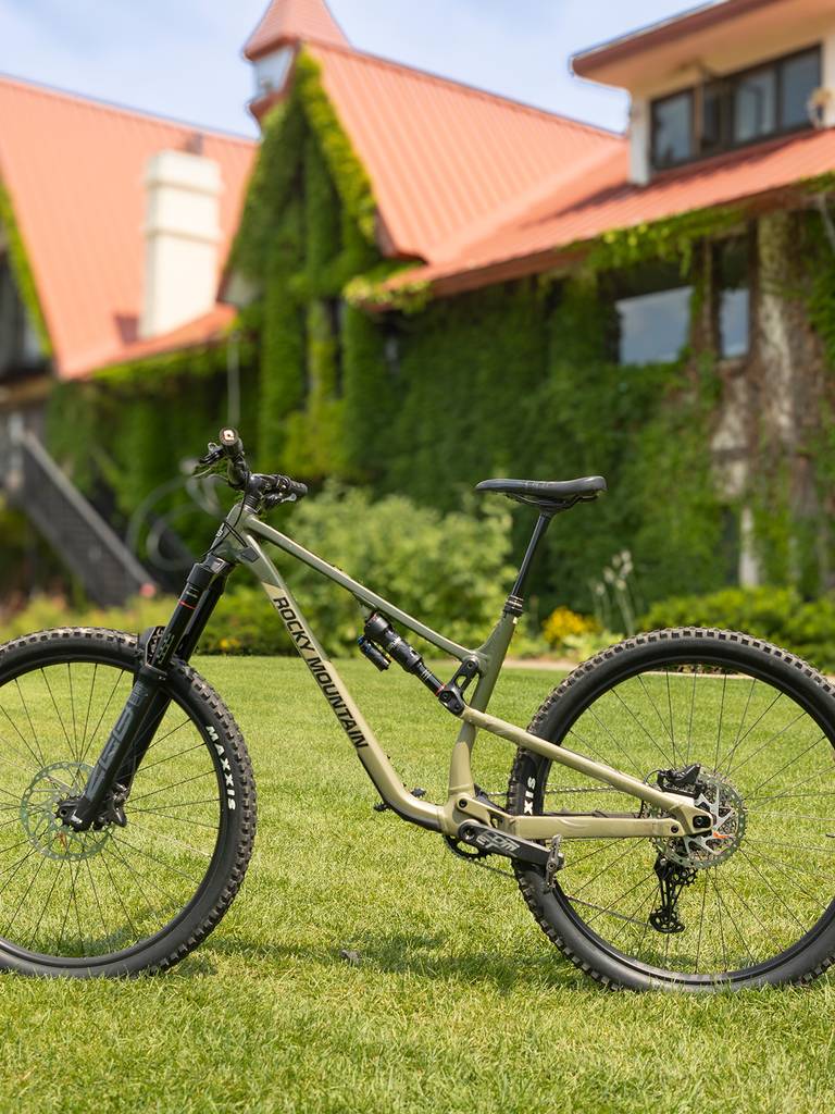 a mountain bike