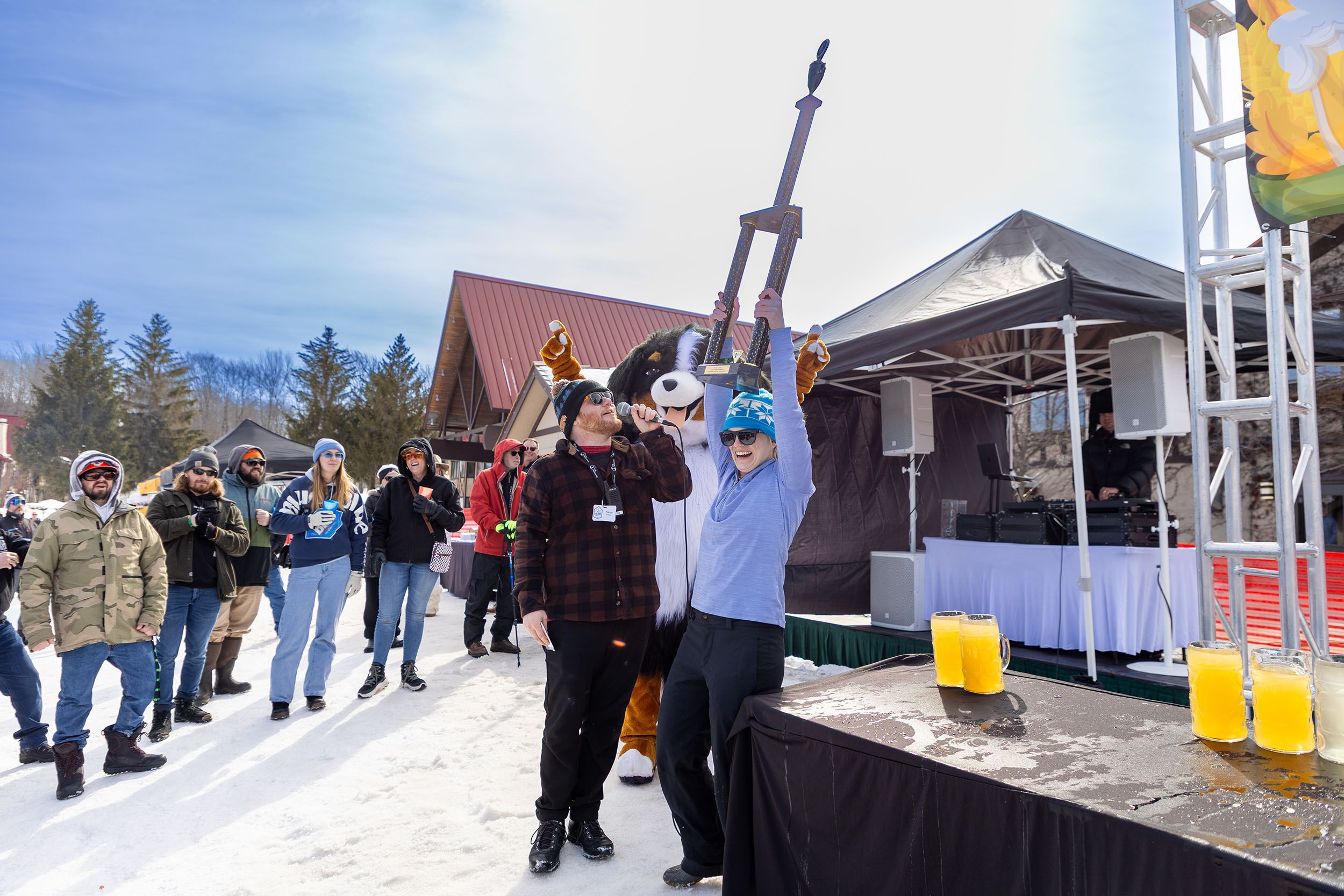 Beer tent at the Hops 'N Highlands event