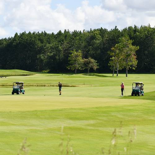 Golfers at The Highlands
