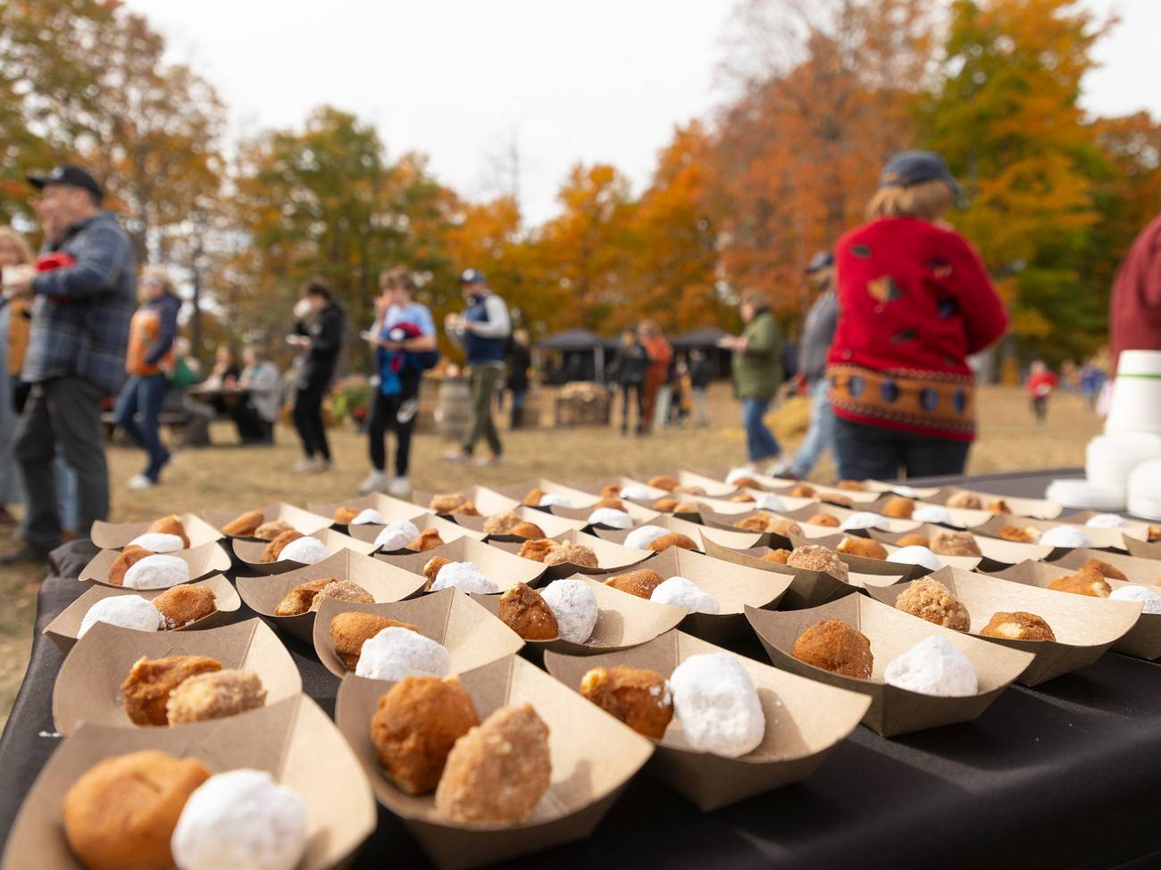 Donuts at The Highlands Harvest Fest