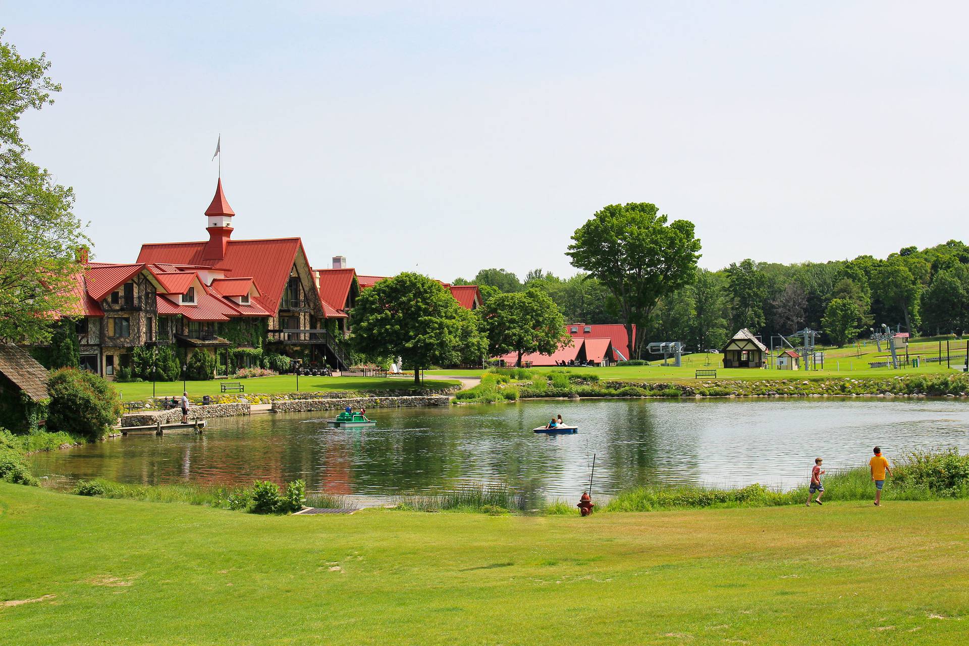 The Main Lodge back pond