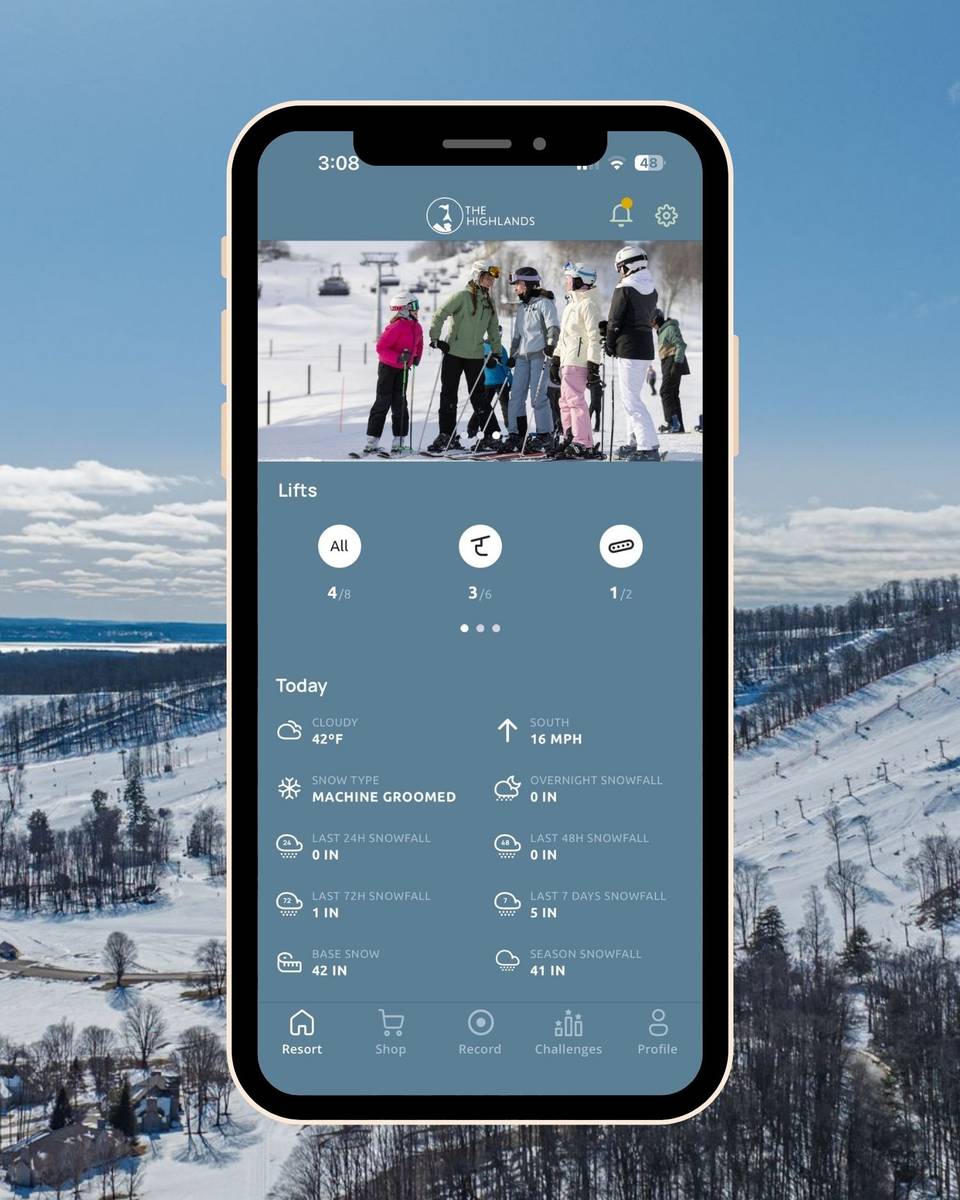 The Highlands Mobile App Graphic