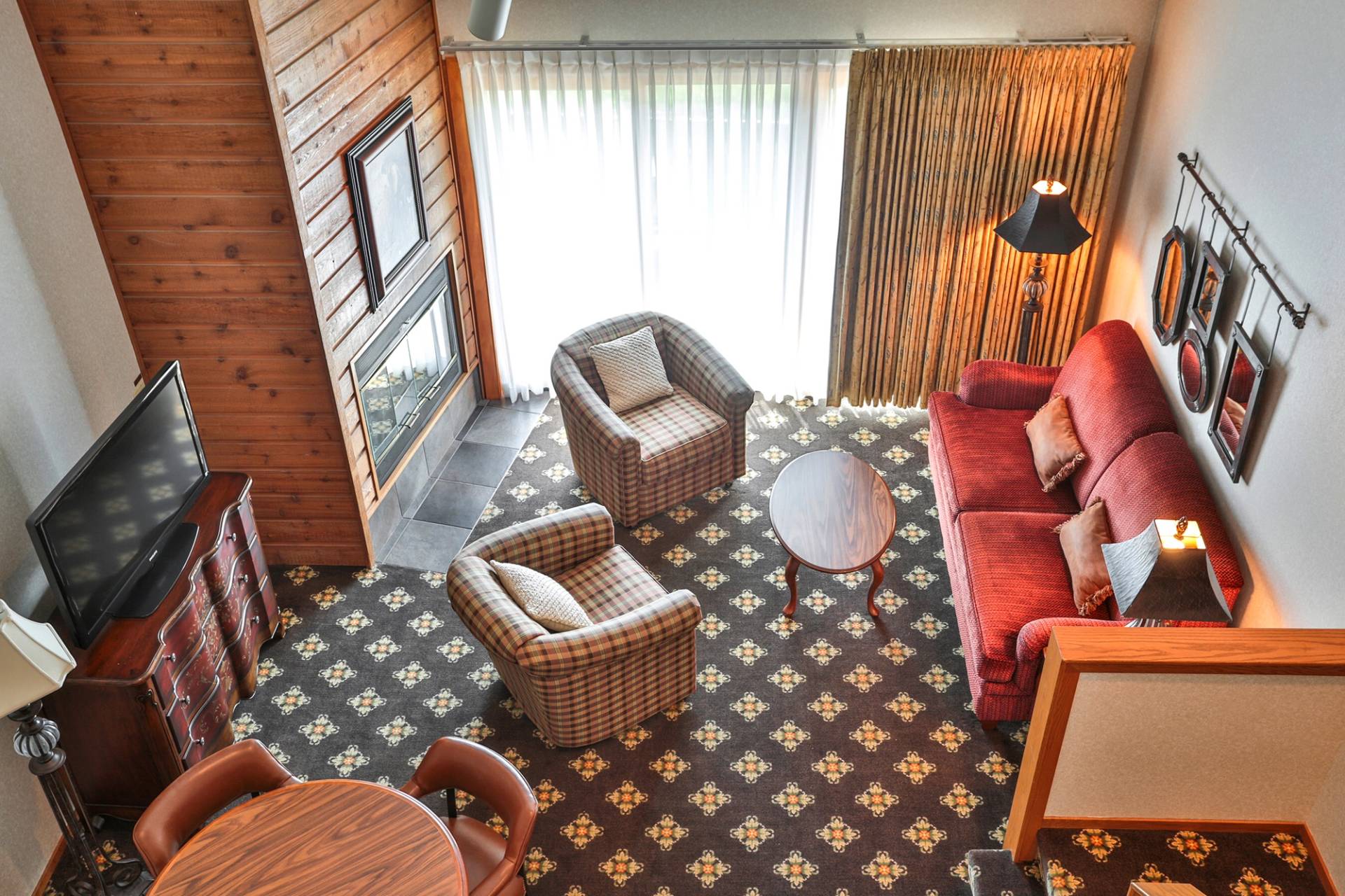 Living Room from loft view