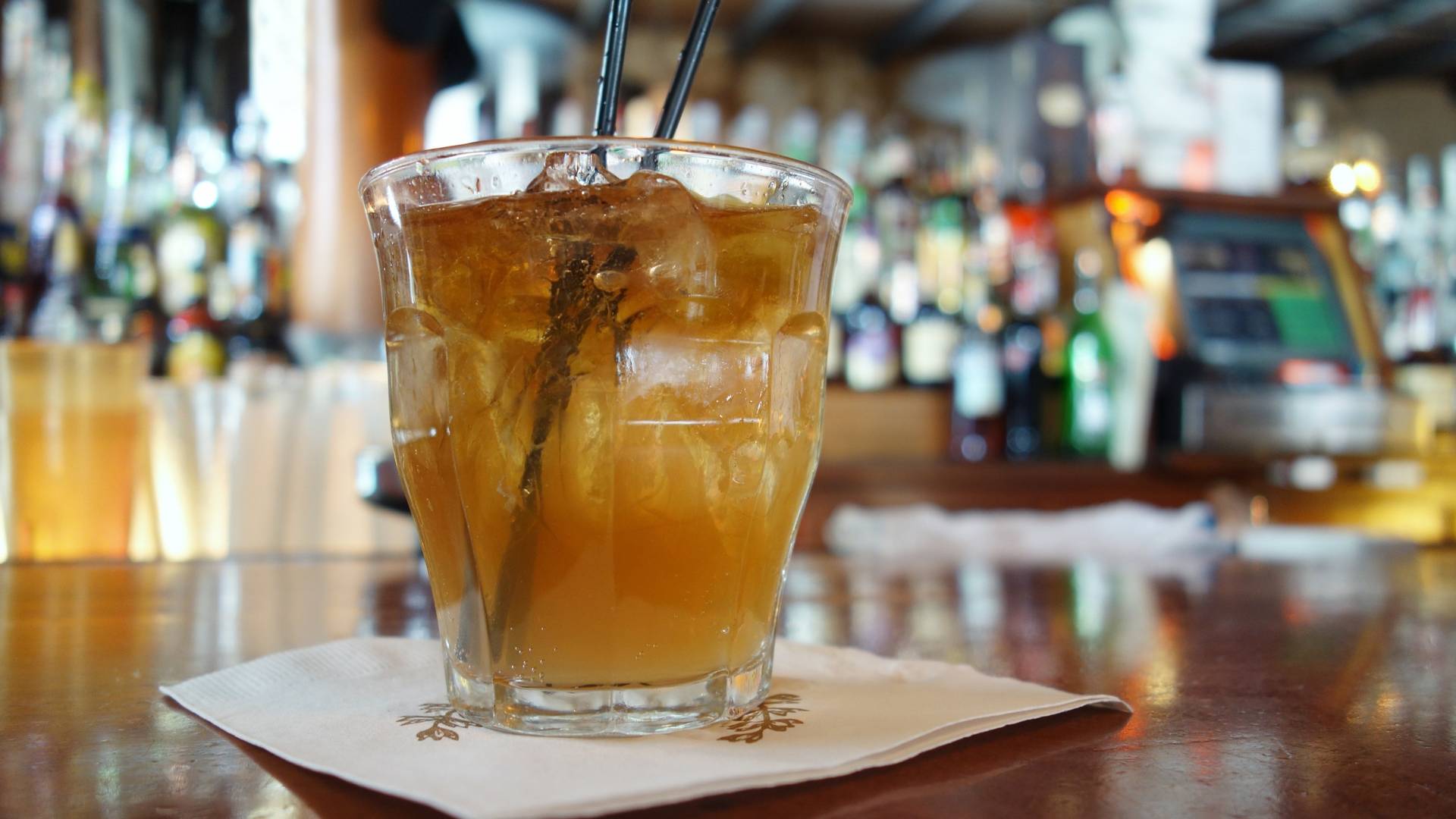 Bourbon cocktail