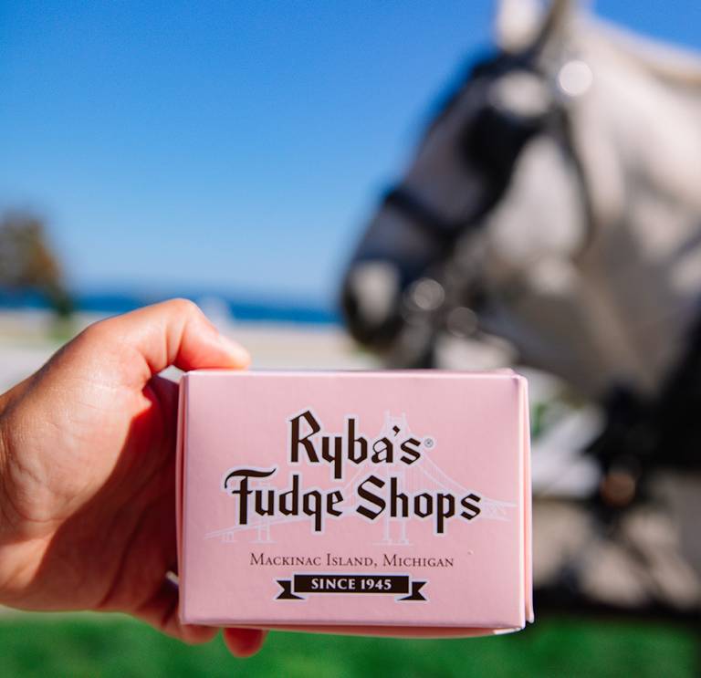 Ryba's Fudge Shop packaging
