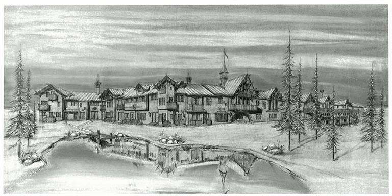 Sketch of Main Lodge