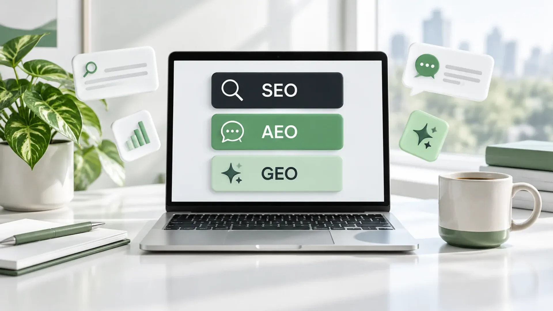 Vorschaubild: SEO, GEO und AEO: Wo liegen die Unterschiede?