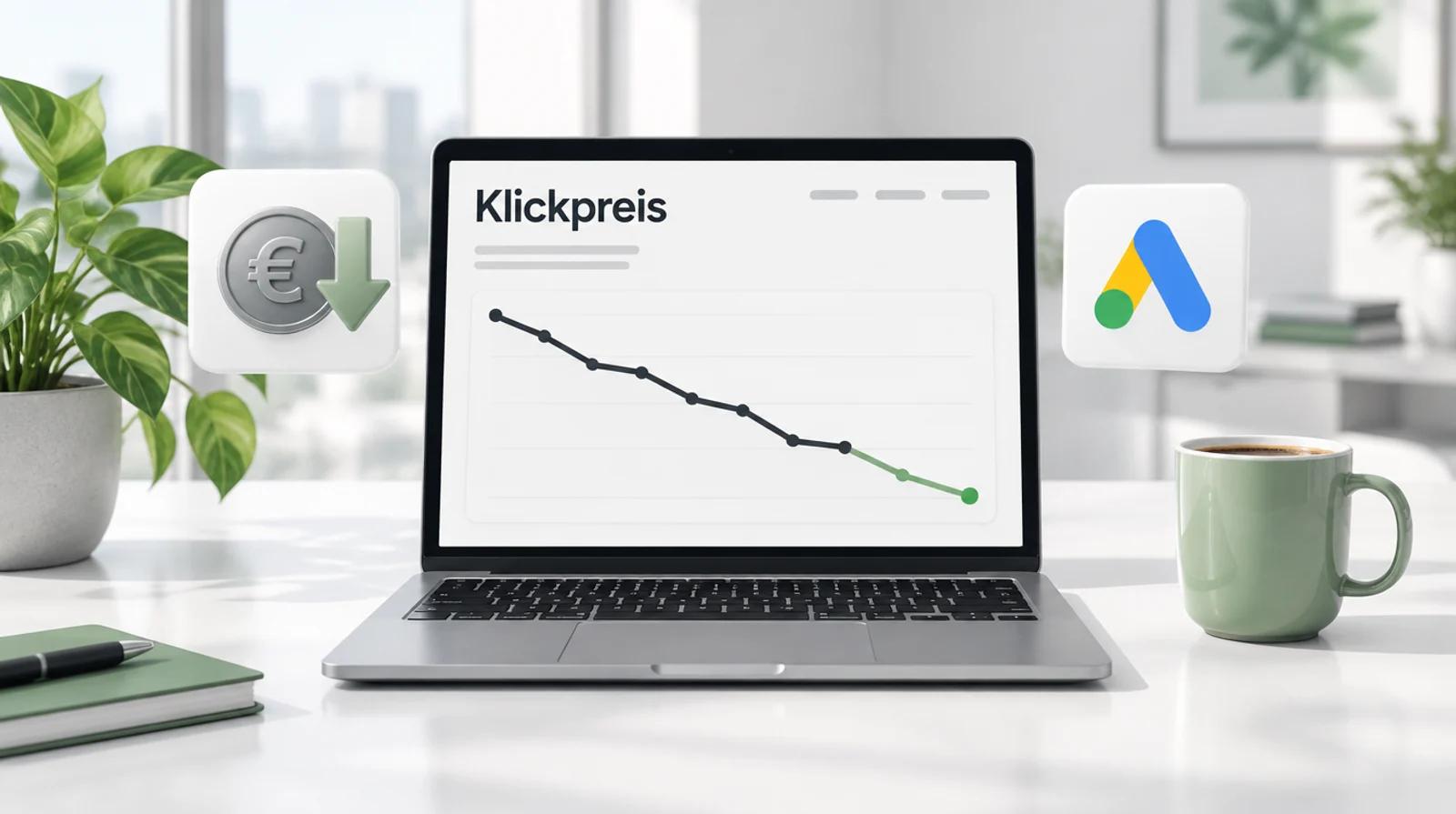 Vorschaubild: Klickpreise bei Google Ads: Wie der CPC entsteht, und wie du ihn senkst