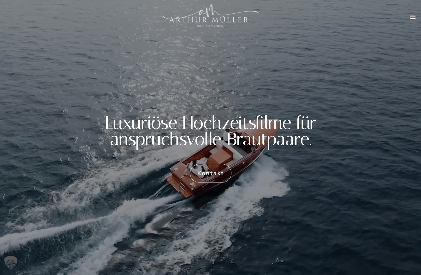 Die neue, luxuriöse Website von Arthur Müller