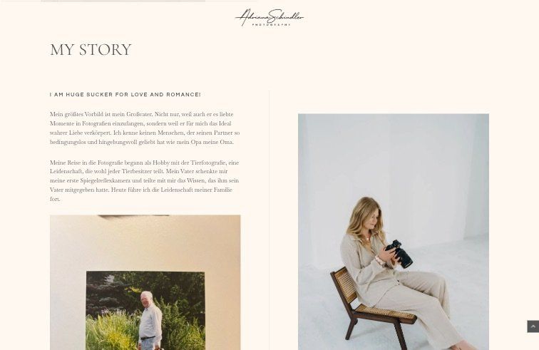 Bildwelt der Website