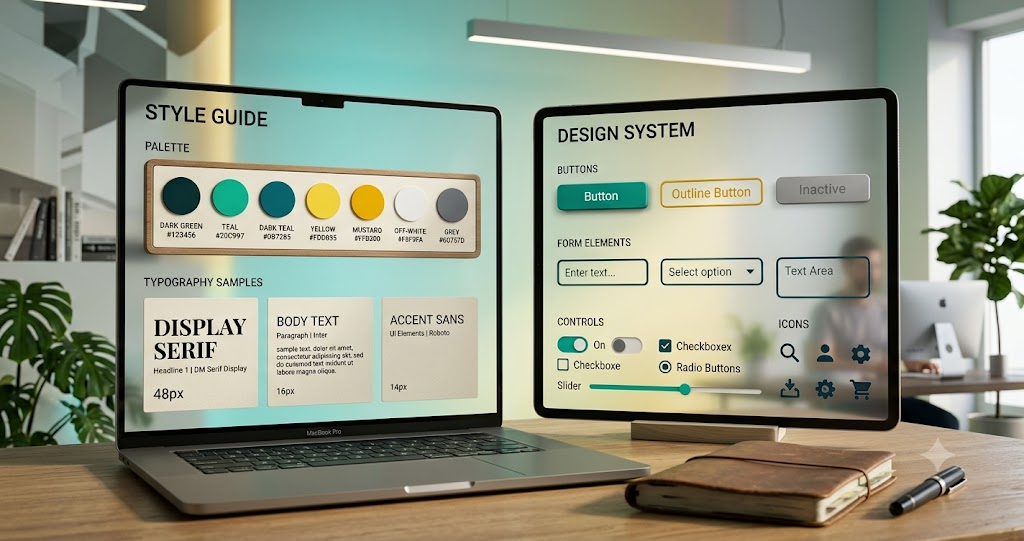 design system vs style guide